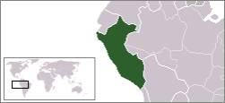 Location of Peru