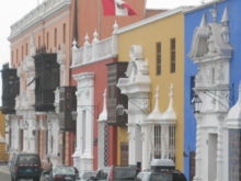 Colonial Houses at Historic Center of Trujillo