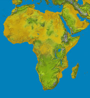 Hhenprofil Afrikas (NASA)