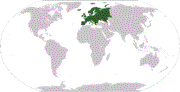 Lage von Europa