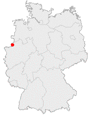 Lage des Zwillbrocker Venns in Deutschland