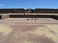 Templete semisubterrneo de Kalassasaya en Tiwanaku