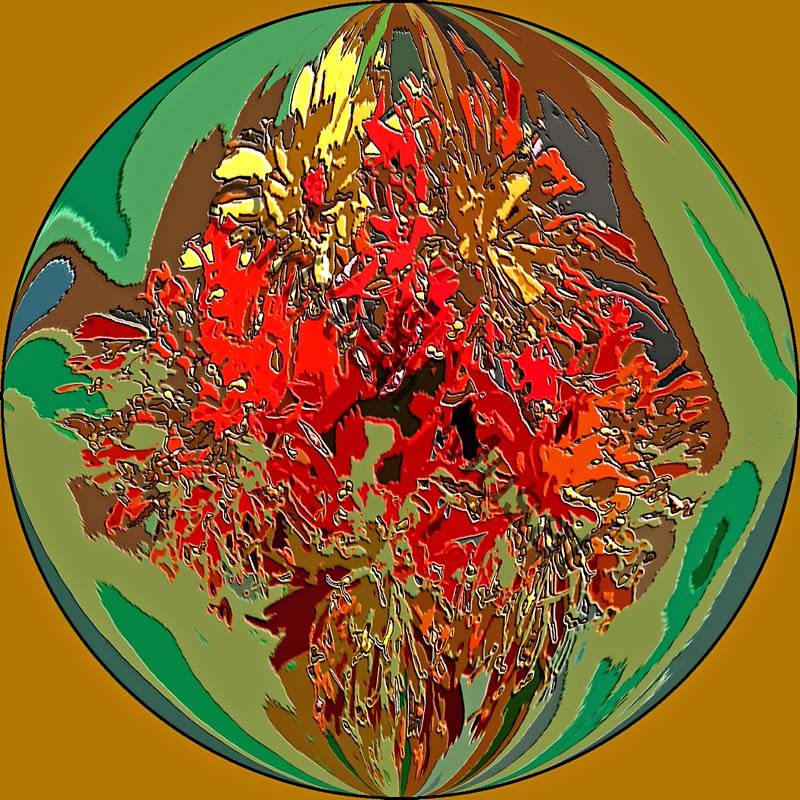 sphère fleur 011